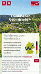 Mobile Screenshot of fraenkischer-gebirgsweg.de